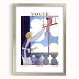 Vintage Vogue Magazine Wall Art - 1919 Fashion Illustration Print