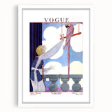Vintage Vogue Magazine Wall Art - 1919 Fashion Illustration Print