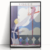 Vintage Vogue Magazine Wall Art - 1919 Fashion Illustration Print