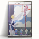 Vintage Vogue Magazine Wall Art - 1919 Fashion Illustration Print