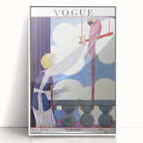 Vintage Vogue Magazine Wall Art - 1919 Fashion Illustration Print