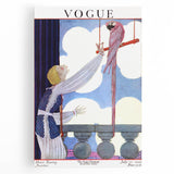 Vintage Vogue Magazine Wall Art - 1919 Fashion Illustration Print