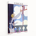 Vintage Vogue Magazine Wall Art - 1919 Fashion Illustration Print