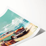 Extra large wall art featuring line art flowers in black on white, rolled print format, ideal for large living room decor.