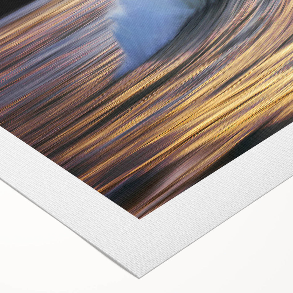 Golden Ocean Wave Abstract Wall Art – Dynamic Coastal Photography