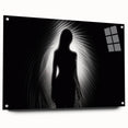 Silhouette in Light – Emotive Modern Minimalist Figure Wall Art
