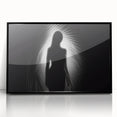 Silhouette in Light – Emotive Modern Minimalist Figure Wall Art