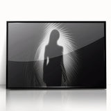 Silhouette in Light – Emotive Modern Minimalist Figure Wall Art
