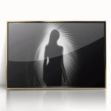 Silhouette in Light – Emotive Modern Minimalist Figure Wall Art