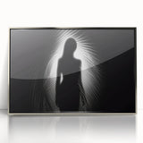 Silhouette in Light – Emotive Modern Minimalist Figure Wall Art