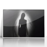 Silhouette in Light – Emotive Modern Minimalist Figure Wall Art
