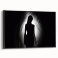 Silhouette in Light – Emotive Modern Minimalist Figure Wall Art