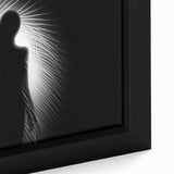 Silhouette in Light – Emotive Modern Minimalist Figure Wall Art