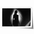 Silhouette in Light – Emotive Modern Minimalist Figure Wall Art