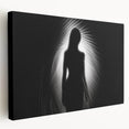 Silhouette in Light – Emotive Modern Minimalist Figure Wall Art