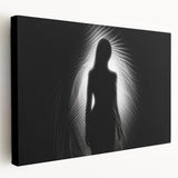Silhouette in Light – Emotive Modern Minimalist Figure Wall Art