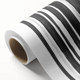 Modern Bedroom Art – Black & White Abstract Striped Wall Decor