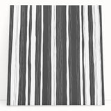 Modern Bedroom Art – Black & White Abstract Striped Wall Decor