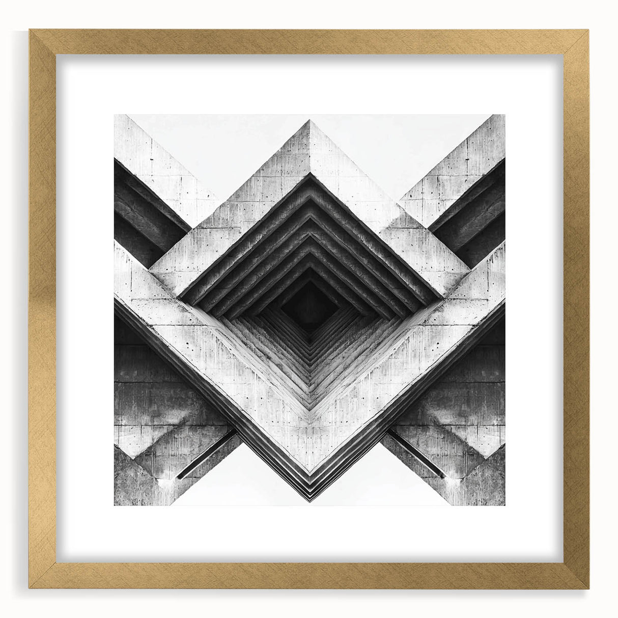 Extra large abstract art print with textured gold and beige swirls on a framed canvas, ideal for living room decor.