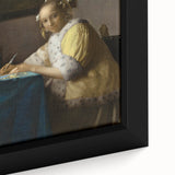 Baroque Art - Elegant Lady Writing in Period Rococo Style Wall Art Print