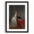Neoclassical Lavoisier Portrait Print - Historic Art by Jacques-Louis David