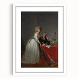 Neoclassical Lavoisier Portrait Print - Historic Art by Jacques-Louis David