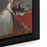 Neoclassical Lavoisier Portrait Print - Historic Art by Jacques-Louis David