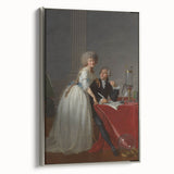 Neoclassical Lavoisier Portrait Print - Historic Art by Jacques-Louis David