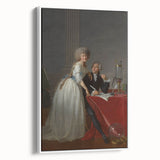 Neoclassical Lavoisier Portrait Print - Historic Art by Jacques-Louis David