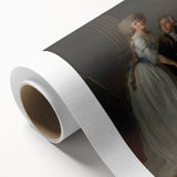 Neoclassical Lavoisier Portrait Print - Historic Art by Jacques-Louis David