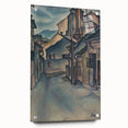 Expressionist Alley Scene - Abstract Modern Expressionism Wall Art