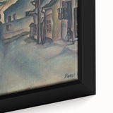 Expressionist Alley Scene - Abstract Modern Expressionism Wall Art