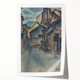 Expressionist Alley Scene - Abstract Modern Expressionism Wall Art
