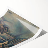 Expressionist Alley Scene - Abstract Modern Expressionism Wall Art