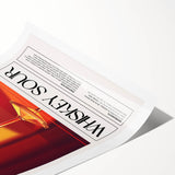 Extra large wall art featuring line art flowers in black on white, rolled print format, suitable for large living room decor.