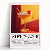 Large black and white stretched canvas featuring assorted kitchen utensils, ideal for kitchen wall art.