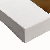 Large black and white canvas print of assorted pastries, ideal for bedroom wall decor.