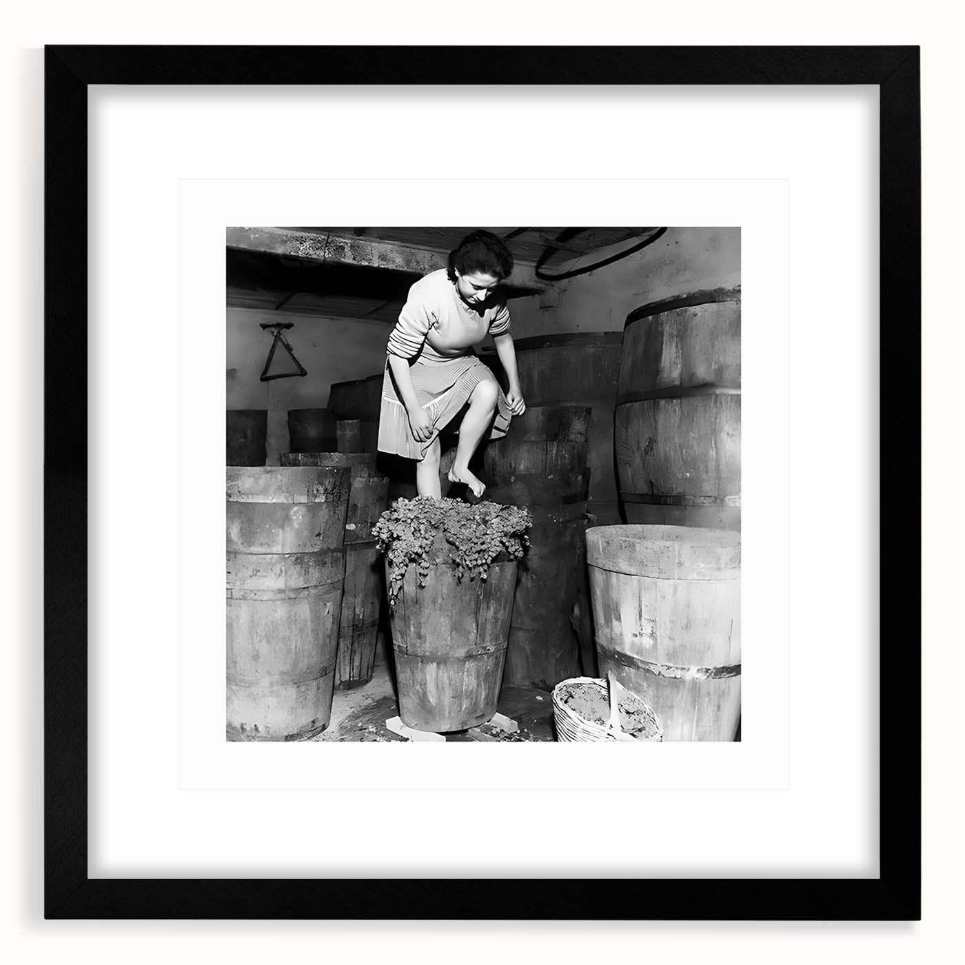 Extra large abstract art print featuring colorful, textured design on a black framed canvas, ideal for living room decor.