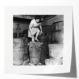 Extra large rolled print featuring a colorful floral design, ideal for art wall dining room or bathroom decor.