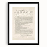 Historic Declaration - Patriotic Wall Art