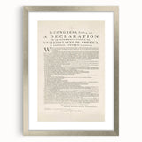 Historic Declaration - Patriotic Wall Art