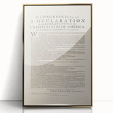Historic Declaration - Patriotic Wall Art