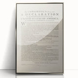 Historic Declaration - Patriotic Wall Art