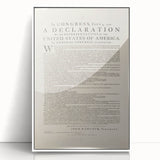 Historic Declaration - Patriotic Wall Art