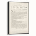 Historic Declaration - Patriotic Wall Art
