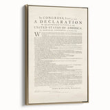 Historic Declaration - Patriotic Wall Art