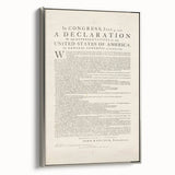 Historic Declaration - Patriotic Wall Art