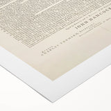 Historic Declaration - Patriotic Wall Art
