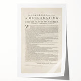 Historic Declaration - Patriotic Wall Art