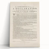 Historic Declaration - Patriotic Wall Art